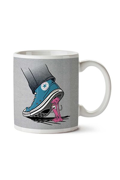ART HEDİYE Adventure Time Princess Bubblegum Gum Shoes Two Sided Printed Mug Cup