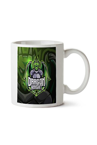 ART HEDİYE كوب بطبعة Dragon Knight على الجانبين