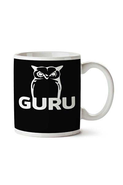 ART HEDİYE كوب بطبعة على الوجهين من Wise Guru Owl