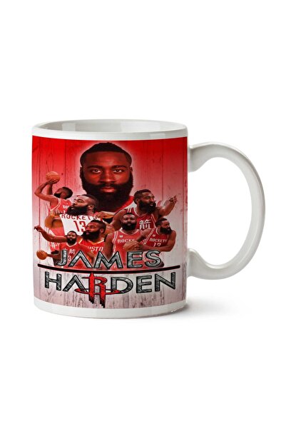 ART HEDİYE كوب جيمس هاردن كولاج مطبوع على الجانبين