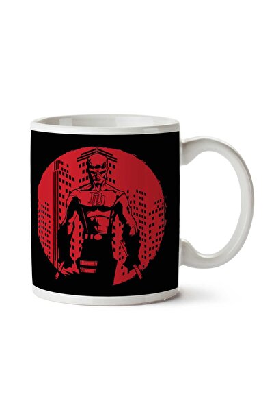 ART HEDİYE كوب دارديفيل سبوت أسود مطبوع على الجانبين