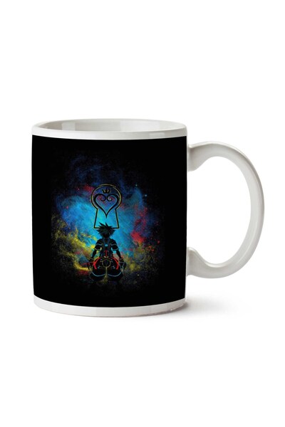 ART HEDİYE Kingdom Hearts Art Lock Two Sided Printed Mug