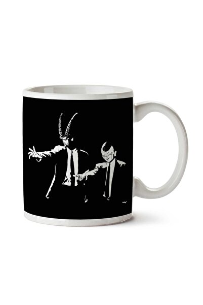 ART HEDİYE Dragon Ball Z Fiction Inspired By Pulp Fiction Two Sided Printed Mug