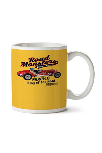 ART HEDİYE كوب بطباعة على الوجهين من Road Monsters