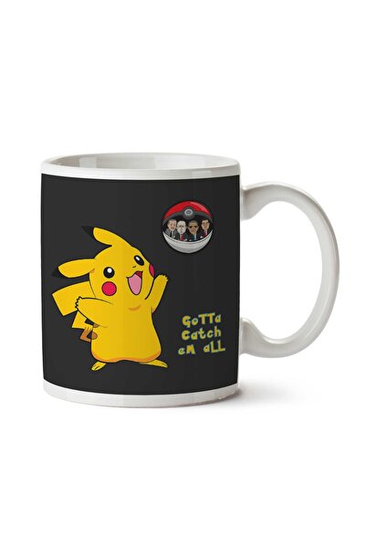 ART HEDİYE كوب Pokemon Gotta Catch Them All World Leaders مطبوع على الجانبين
