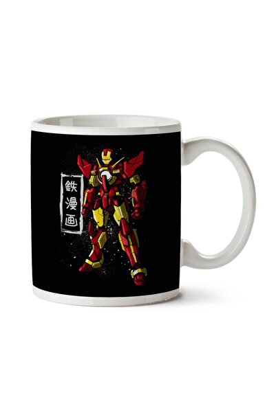 ART HEDİYE كوب آيرون مانغا ياباني ميكانيكي مطبوع على الجانبين
