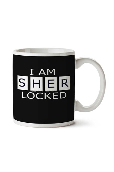 ART HEDİYE I AM SHER - كوب مطبوع على الجانبين