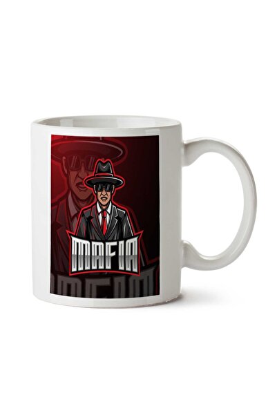 ART HEDİYE كوب مافيا مطبوع على الجانبين