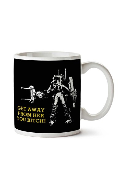 ART HEDİYE كوب مطبوع على الجانبين من Alien Get Away From Her You Bitch