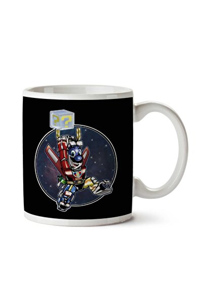 ART HEDİYE كوب سوبر ماريو ديفندر أوف ذا يونيفرس ريترو برو مطبوع على الجانبين