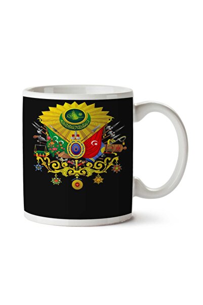 ART HEDİYE كوب مطبوع على الجانبين من الإمبراطورية العثمانية العثمانية