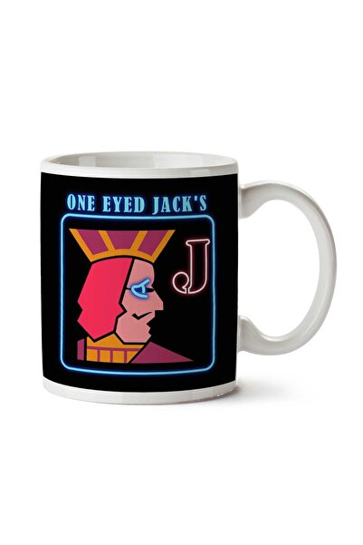 ART HEDİYE كوب كوب مطبوع على الجانبين من Twin Peaks One Eye Jacks