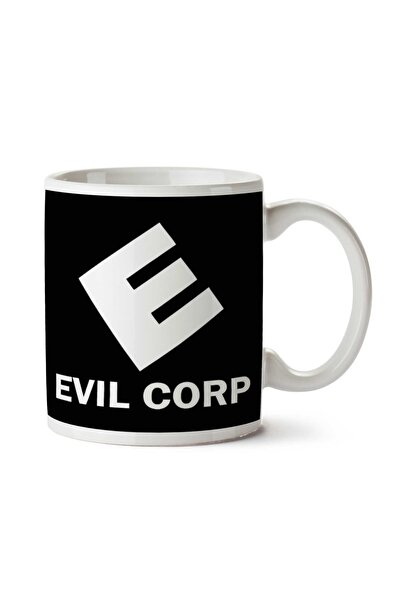 ART HEDİYE كوب Evil Corp Mr Robot مطبوع على الجانبين