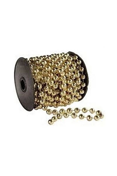 partideyince Gold Color Spool Bead Ornament Chain