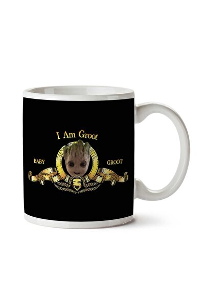 ART HEDİYE كوب مطبوع عليه وجهين من Guardians Of The Galaxy Baby Groot MGM