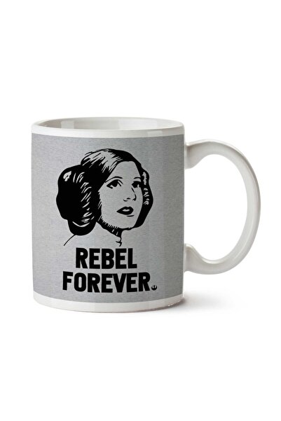ART HEDİYE Princess Leia Rebel Forever Star Wars Two Sided Printed Mug