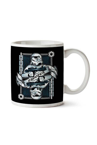 ART HEDİYE كوب بطبعة ستار وورز ستورم تروبر على الجانبين
