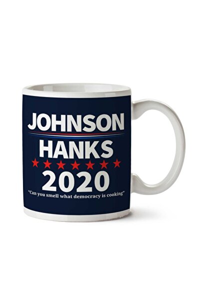 ART HEDİYE كوب جونسون هانكس 2020 مطبوع على الجانبين