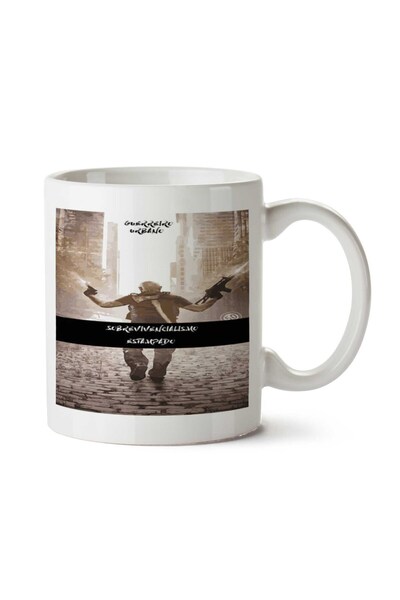 ART HEDİYE كوب مطبوع على الجانبين من Guerreiro Urbano