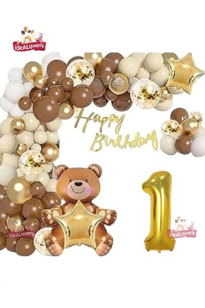 Bkmc URSĂ DE SĂRATĂ MARO DE LUX 1 AN SET BOMBOANE SET DE PETRECERE ORNAMENT D...