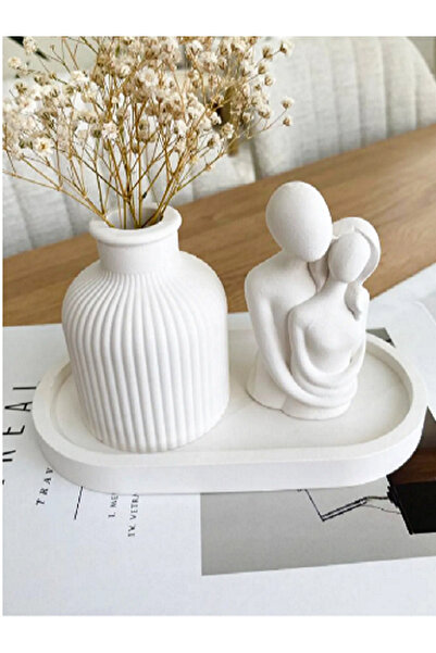 Scandinavian Decorative Vase and Trinket Set