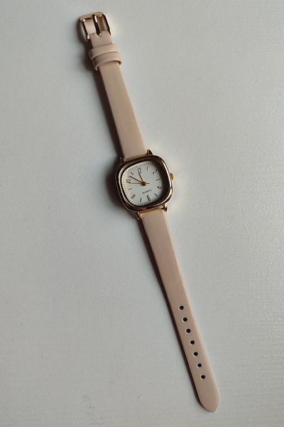 Ricardo SHOPAPERAL Leather Cord Women's Beige Wristwatch NEW TREND