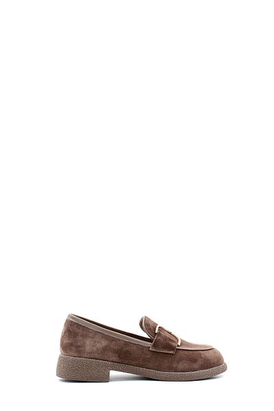 Ayakkabıhane Inside and Outside Genuine Leather Mink Suede Comfortable Women's Casual Shoes AH08408261813S
