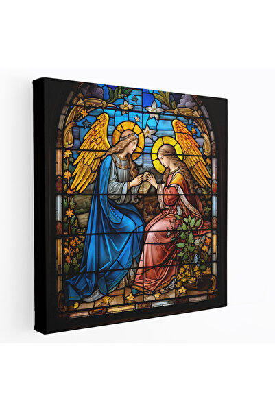 PaintedAnarchy Rönesans Vitray Tuval Baskı - Rönesans, Duvar Dekorasyonu, Duy...