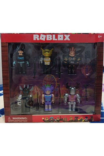 Cango Oyuncak Roblox 6lı Figür Seti 12 Parça Roblox Karakter Figür Seti Karak...