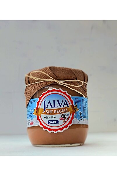 JALVA SR Jalva Süt Reçeli , Çiftlik Sütlü Sade 420 gr (EL YAPIMI)