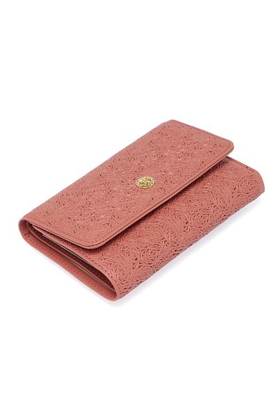 Tergan Pink Leather Women's Wallet 05788m9c