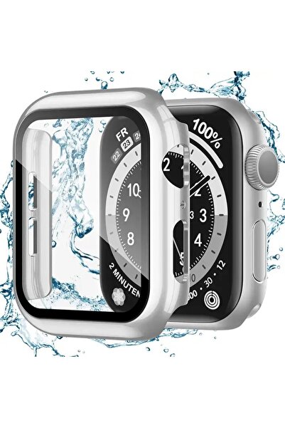 Nezih Case Apple Watch Seri 7/8/9 41mm Uyumlu Tam Koruma Kasa ve Ekran Koruyucu
