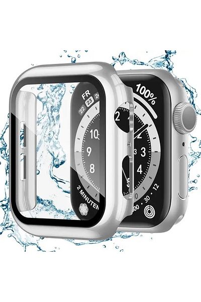 Nezih Case حافظة حماية كاملة متوافقة مع ساعة Apple Watch Series 7/8/9 مقاس 45 ملم وواقي شاشة