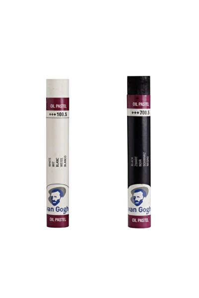 Van Gogh Oil Pastel White and Black