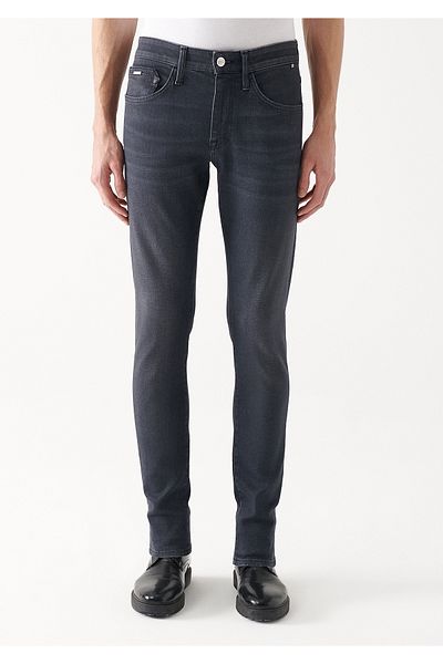 Mavi Ανδρικό παντελόνι James Smoke Vintage Lux Black Jean 0042482306