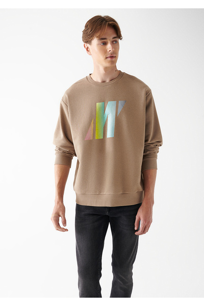 Mavi Чоловічий світшот Pus Grey з логотипом Pro 0611041-70100