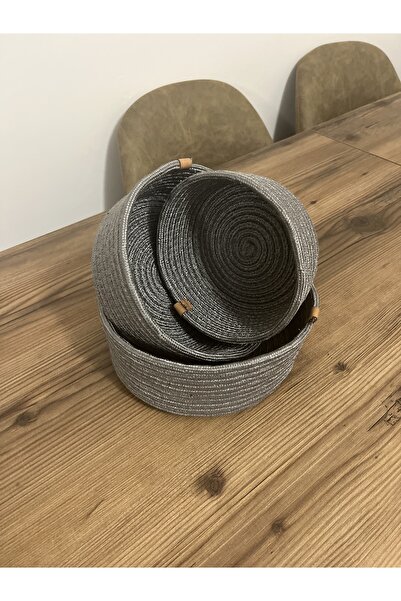 Namteks منظم الجوت. سلة المطبخ، سلة الحمام، سلة الطاولة، سلة متعددة الأغراض، ...