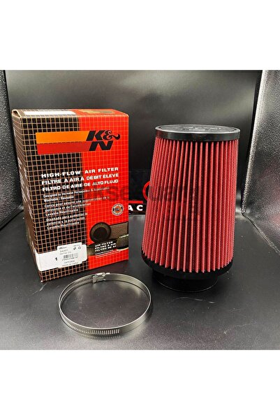 carlone K&N Performans Artırıcı Açık Hava Filtresi 7.6cm Huni Tip Kırmızı Renk - Yüksek Performans