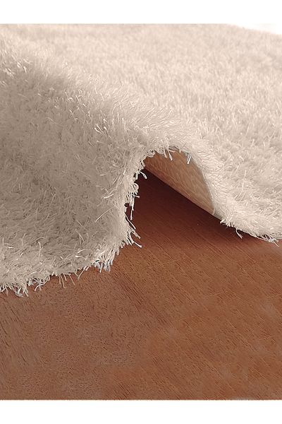 Prizma Romanza, Non-Slip, Washable 2-Piece Bathroom Rug, Mat| Cream - (60X100) (50X60) Cm