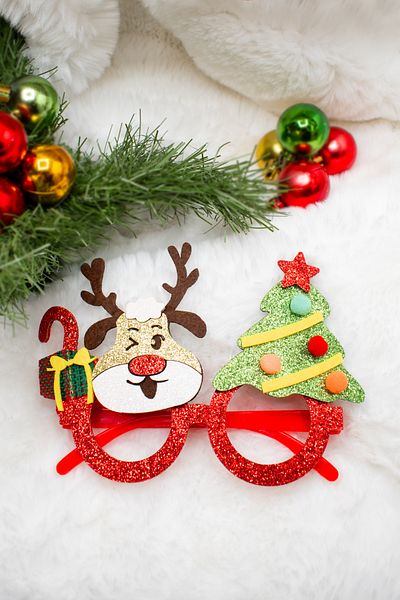Waldern Christmas Themed Christmas Party Glasses