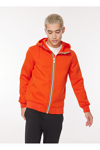K-Way Kapüşon Yaka Turuncu Erkek Sweatshırt K21171W_RAINER SPACER