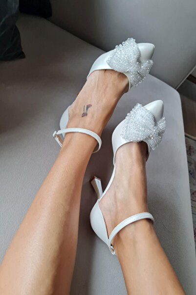 Topukla Footwear 015 2026 Pantofi de mireasă pentru femei cu toc calice Ecru