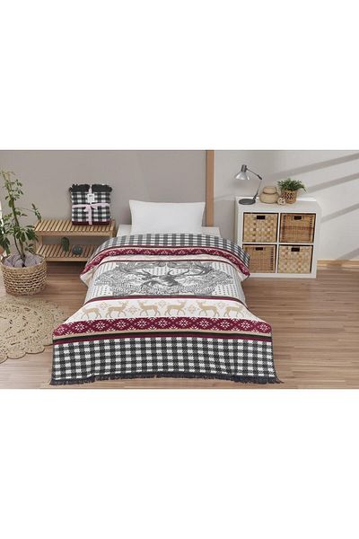 Dolce Bonita Home Single Cotton Double Sided Blanket 150X200 Adali