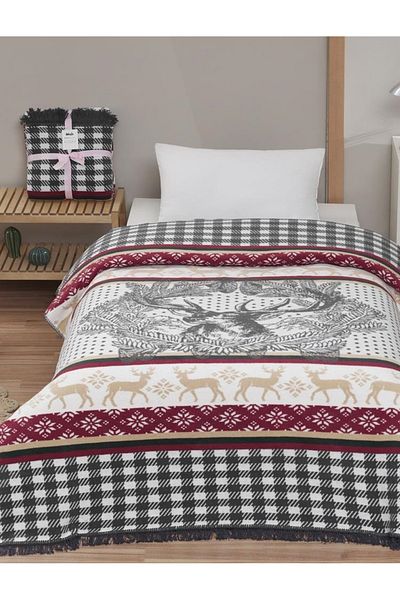 Dolce Bonita Home Single Cotton Double Sided Blanket 150X200 Adali