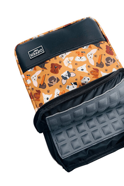 Differ Studio 15-15.6 инча кафяв унисекс водоустойчив калъф/чанта за лаптоп/макбук/ноутбук с кучешки мотив