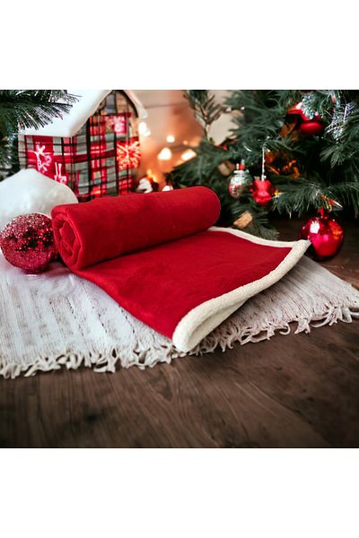 MORDRY Plush Single Double Sided Blanket, TV Blanket