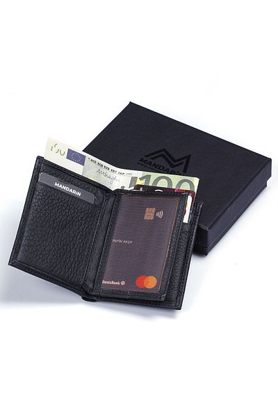 TESBİHCİBABA Mandarin Dubai Men's Leather Card Holder Wallet