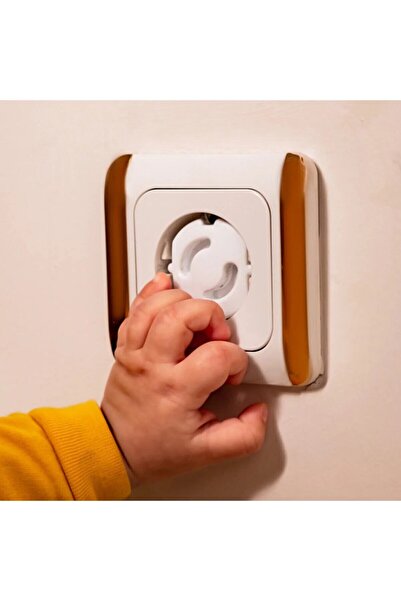 Miningaa 12 Pieces Non-Marking Socket Cover, Baby and Child Safety Protection Socket Cover