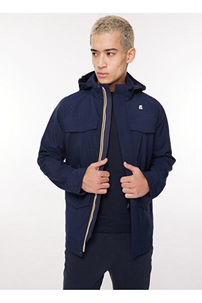 K-Way Mavi Erkek Mont K8128PW_MANPHY BONDED V