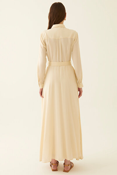 Perspective Angelica Ecru Color Dress